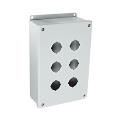 Mostrar detalles de BOTONERA 6 PUNTOS 30MM NEMA 12/13 Imagen de BOTONERA 6 PUNTOS 30MM NEMA 12/13