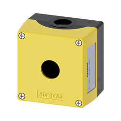 Mostrar detalles de CAJA BOTONERA AMARILLA 22MM P/PARO DE EMERGENCIA 1 PERFORACION Imagen de CAJA BOTONERA AMARILLA 22MM P/PARO DE EMERGENCIA 1 PERFORACION