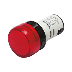 Mostrar detalles de LAMPARA DE SEÑALIZACIÓN ROJO 22MM 24V AC/DC LED INTEGRADO Imagen de LAMPARA DE SEÑALIZACIÓN ROJO 22MM 24V AC/DC LED INTEGRADO
