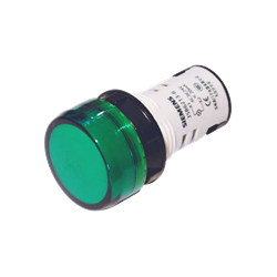 Mostrar detalles de LAMPARA DE SEÑALIZACIÓN VERDE 22MM 110V AC/DC LED INTEGRADO Imagen de LAMPARA DE SEÑALIZACIÓN VERDE 22MM 110V AC/DC LED INTEGRADO