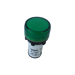 Mostrar detalles de LAMPARA DE SEÑALIZACIÓN VERDE 22MM 220V AC LED INTEGRADO Imagen de LAMPARA DE SEÑALIZACIÓN VERDE 22MM 220V AC LED INTEGRADO