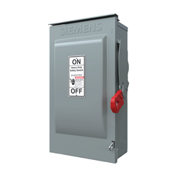 Mostrar detalles de INTERRUPTOR DE SEGURIDAD 3 X 60A 600V NEMA 1 S/PORTA FUSIBLE Imagen de INTERRUPTOR DE SEGURIDAD 3 X 60A 600V NEMA 1 S/PORTA FUSIBLE