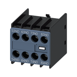 Mostrar detalles de BLOQUE DE CONTACTOS AUXILIARES FRONTAL PARA 3RH2140 4NA Imagen de BLOQUE DE CONTACTOS AUXILIARES FRONTAL PARA 3RH2140 4NA