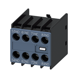 Mostrar detalles de BLOQUE DE CONTACTOS AUXILIARES FRONTAL PARA 3RH2140 2NA+2NC Imagen de BLOQUE DE CONTACTOS AUXILIARES FRONTAL PARA 3RH2140 2NA+2NC