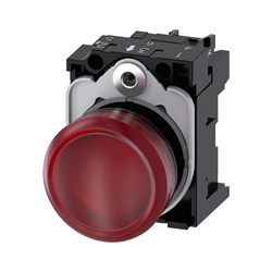 Mostrar detalles de LAMPARA DE SEÑALIZACIÓN ROJO 24V AC/DC 22MM LED INTEGRADO PLASTICO ANILLO METALICO Imagen de LAMPARA DE SEÑALIZACIÓN ROJO 24V AC/DC 22MM LED INTEGRADO PLASTICO ANILLO METALICO