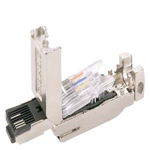 Imagen de INDUSTRIAL ETHENET FASTCONNECT  RJ45 PLUG 180 2x2,CONECTOR  RJ45 (10/100 Mbits/s) CON CAJA DE METAL
