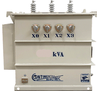 Imagen de TRANSFORMADOR TRIFASICO TIPO ESTACION 300 KVA 13200 220/127 V SIN GARGANTAS MARCA CONTINENTAL