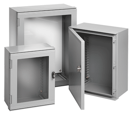 Imagen de GABINETE HOFFMAN FIBRA DE VIDRIO 75 X 60 X 30 CM IP66 NEMA 3, 3R, 4, 4X, 12, 13