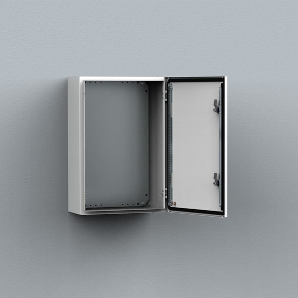 Imagen de GABINETE IEC ACERO AL CARBON 25 X 20 X 15 CM IP66 NEMA 4,12,13 HOFFMAN