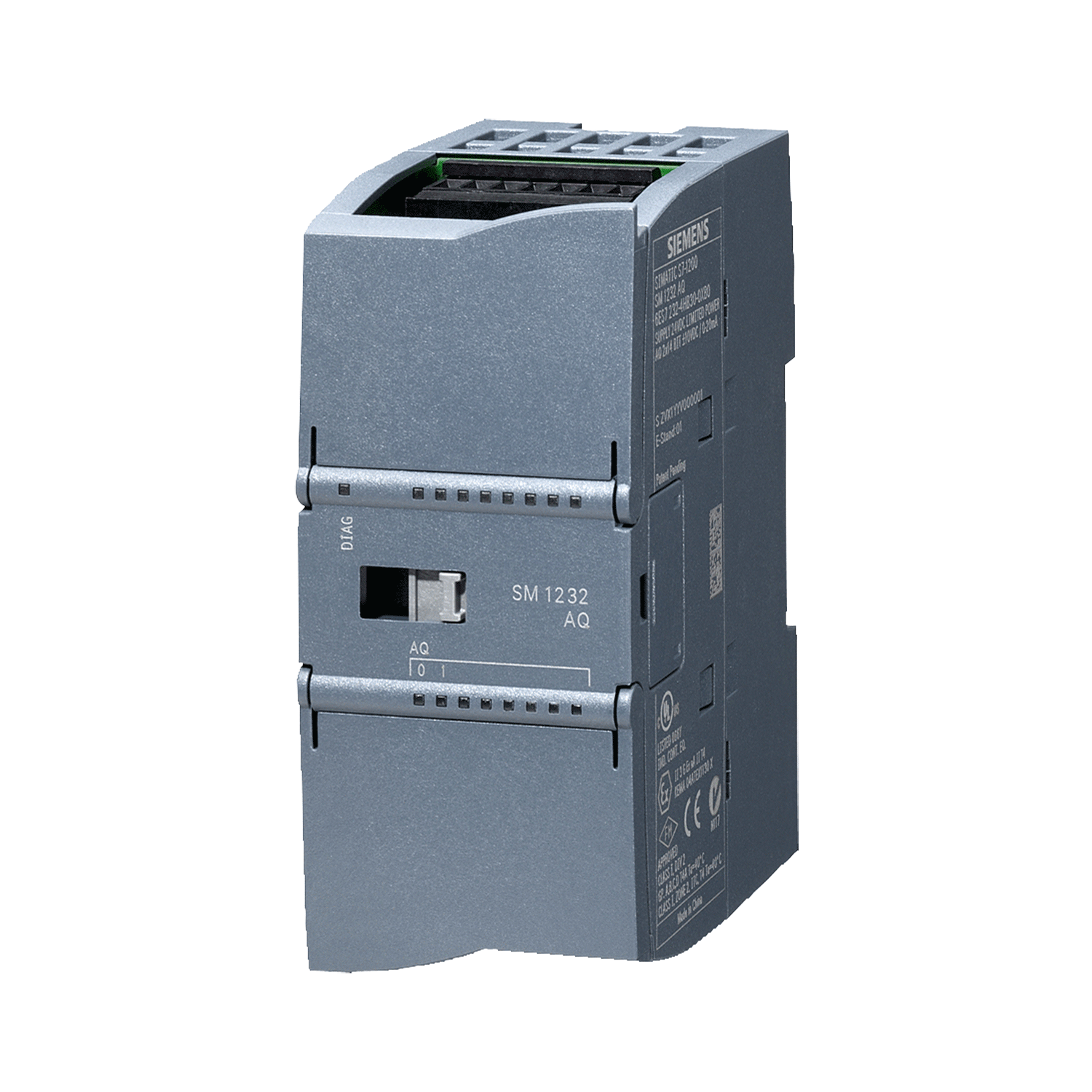Imagen de S7-1200,MODULO DE SALIDA ANALOGICA SM1232, 4AQ, 0-10V/0-20mA.