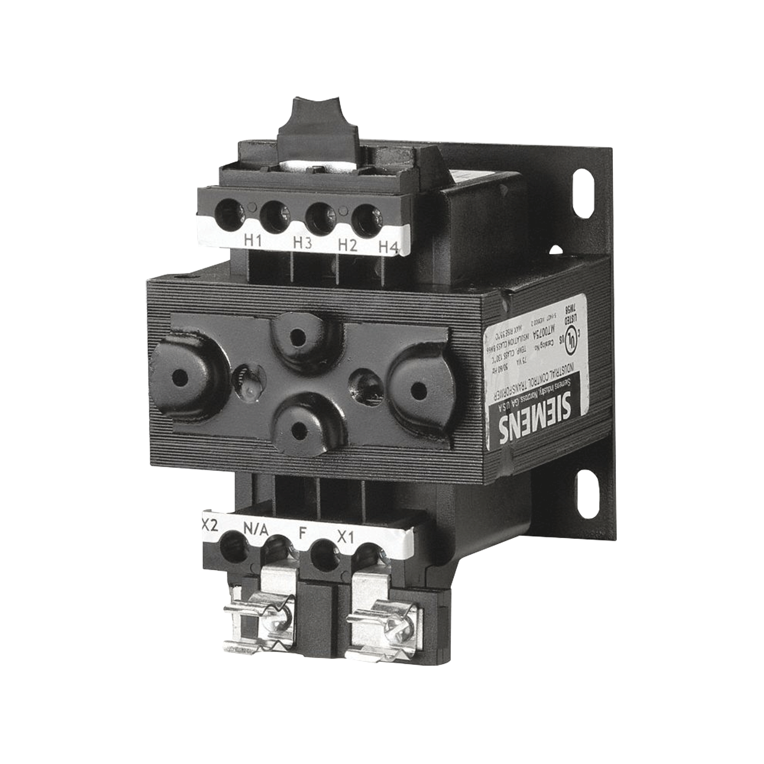 Imagen de TRANSFORMADOR DE CONTROL 75 VA PRIM:480/240 SEC:240/120 SIEMENS