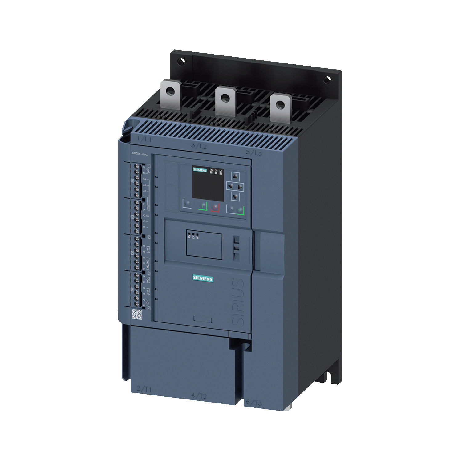 Imagen de ARRANCADOR SUAVE ESTADO SOLIDO 3RW55 210 AMP 60/125 HP 200-480V CONTROL 110-220 V AC