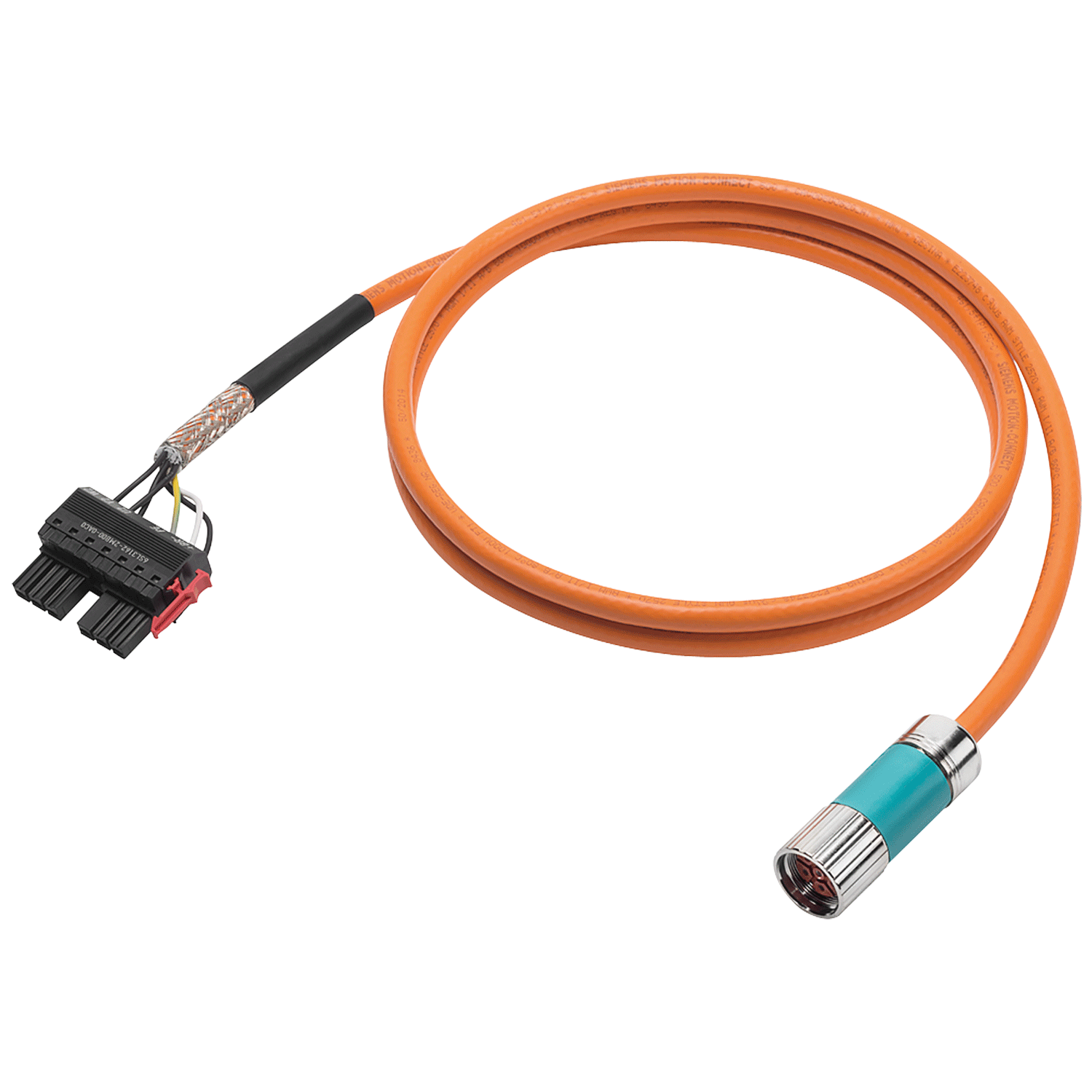 Imagen de CABLE DE POTENCIA CONECTORIZADO TIPO 6FX8002-5CN06 4X 1,5 C, SPEED-CONNECT TAM. 1 PARA SINAMICS S120