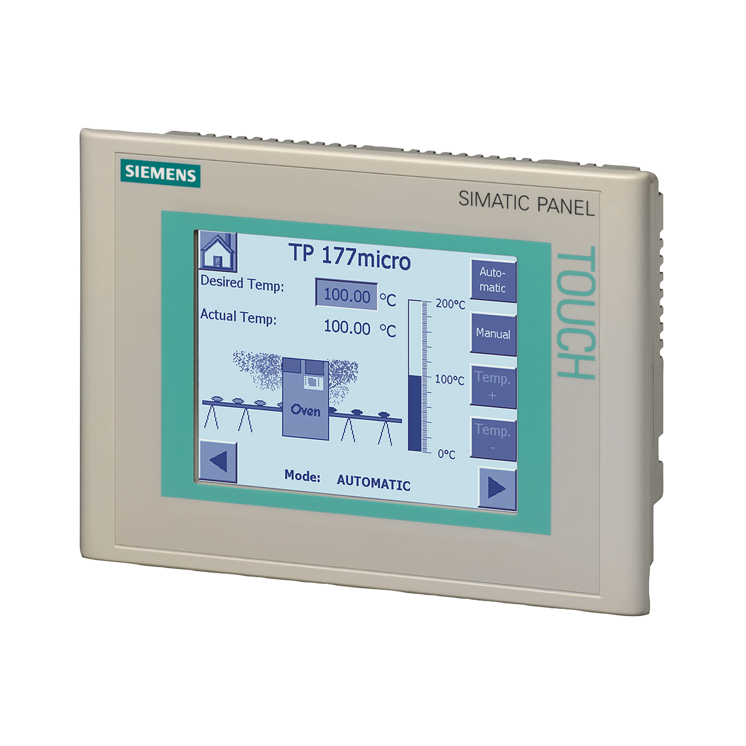 Imagen de PANEL TACTIL TP177 MICRO TP CONF.CON WINCC FLEXIBLE