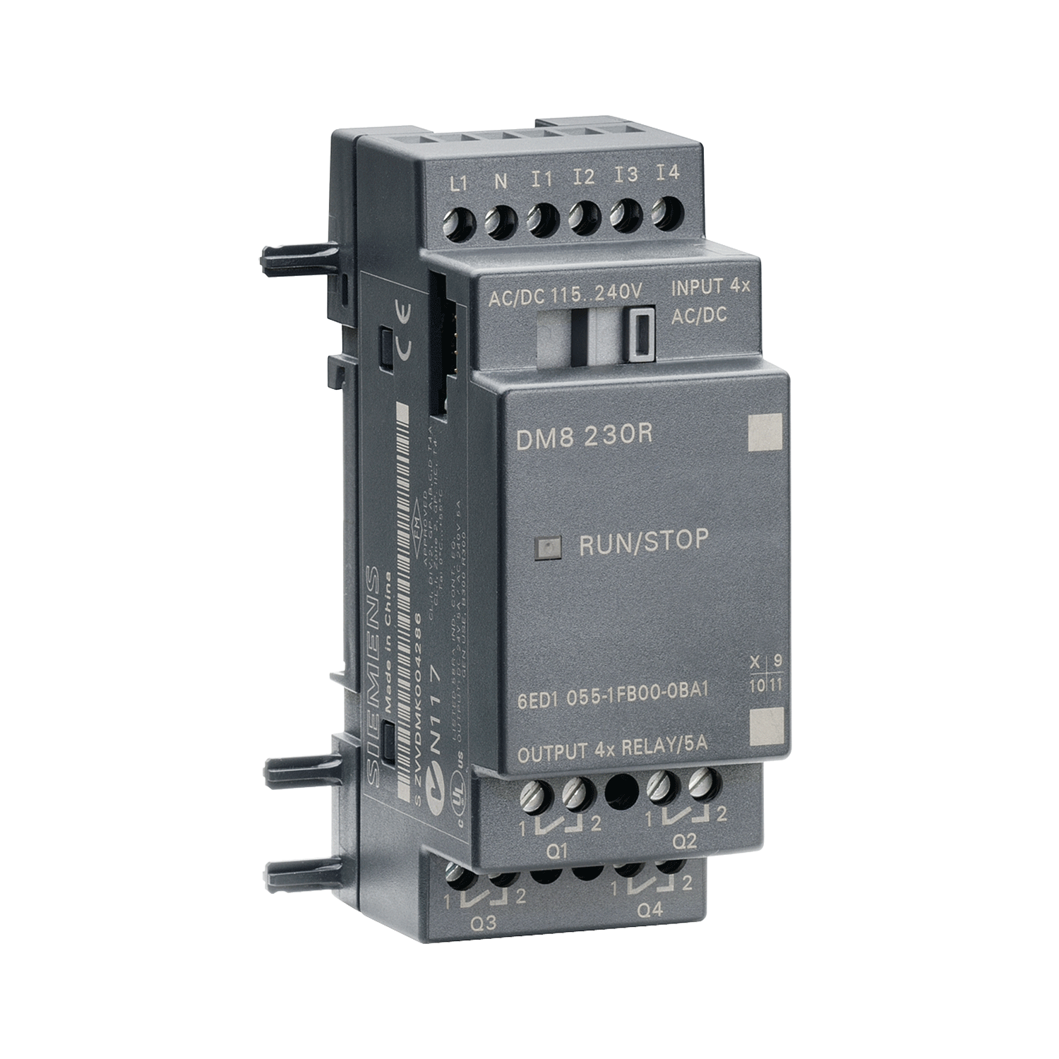 Imagen de LOGO MODULO EXPASION DM8 230R, 4DI/4DO RELE 110/230 VAC/VCC