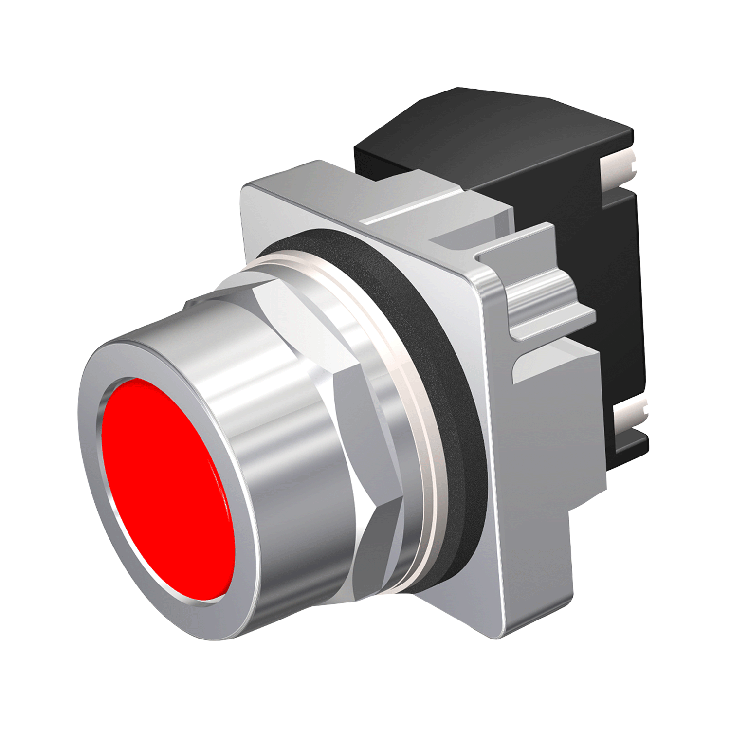 Imagen de BOTON PULSADOR ROJO 30MM 1NA NEMA 3R, 4X, 12
