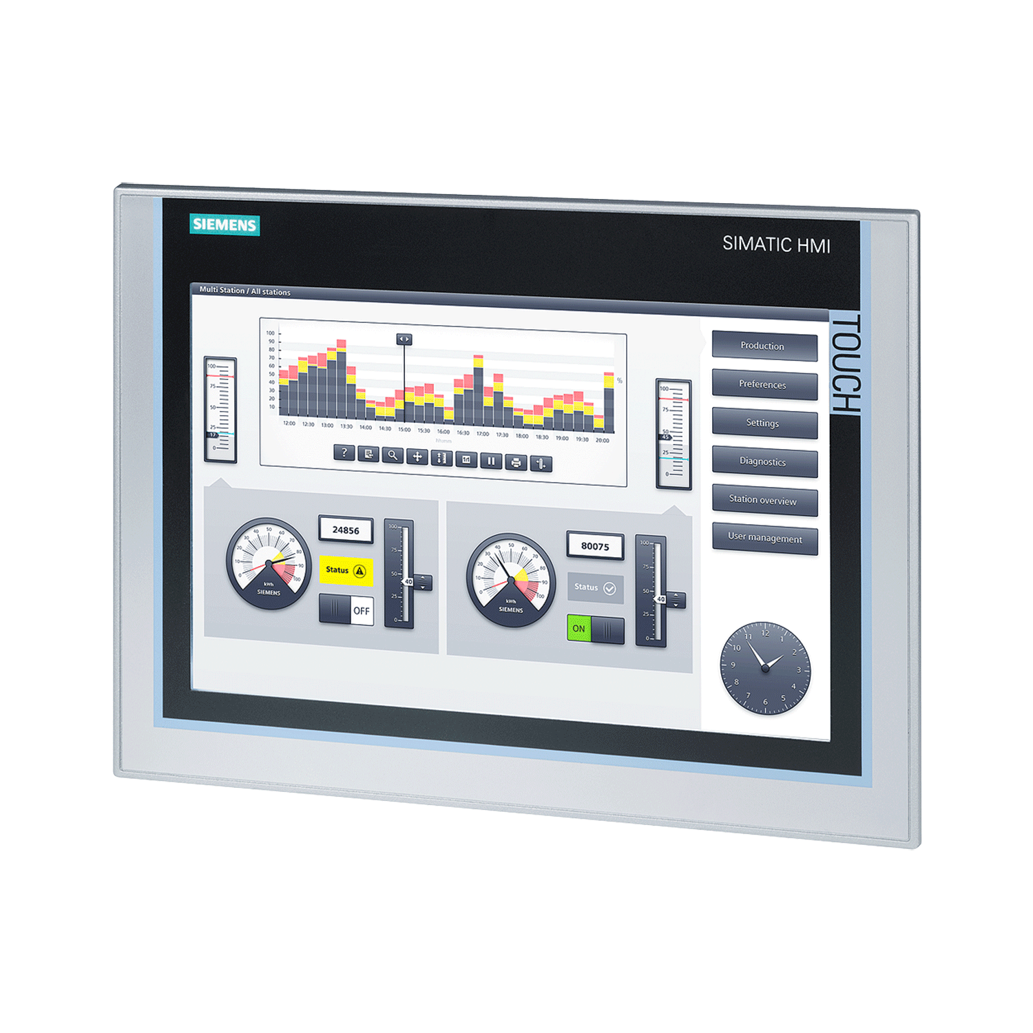 Imagen de PANTALLA 12" HMI TP1200  COMFORT PANEL