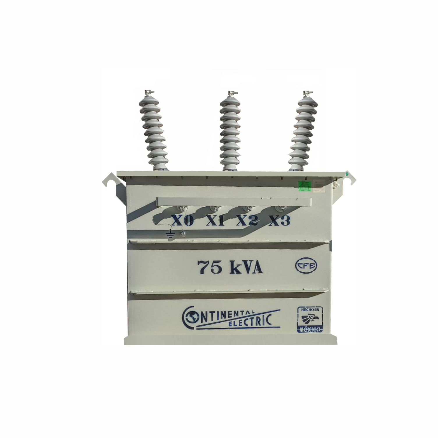 Imagen de TRANSFORMADOR POSTE 75 KVA TRIFASICO 33000 440/254 MCA CONTINENTAL
