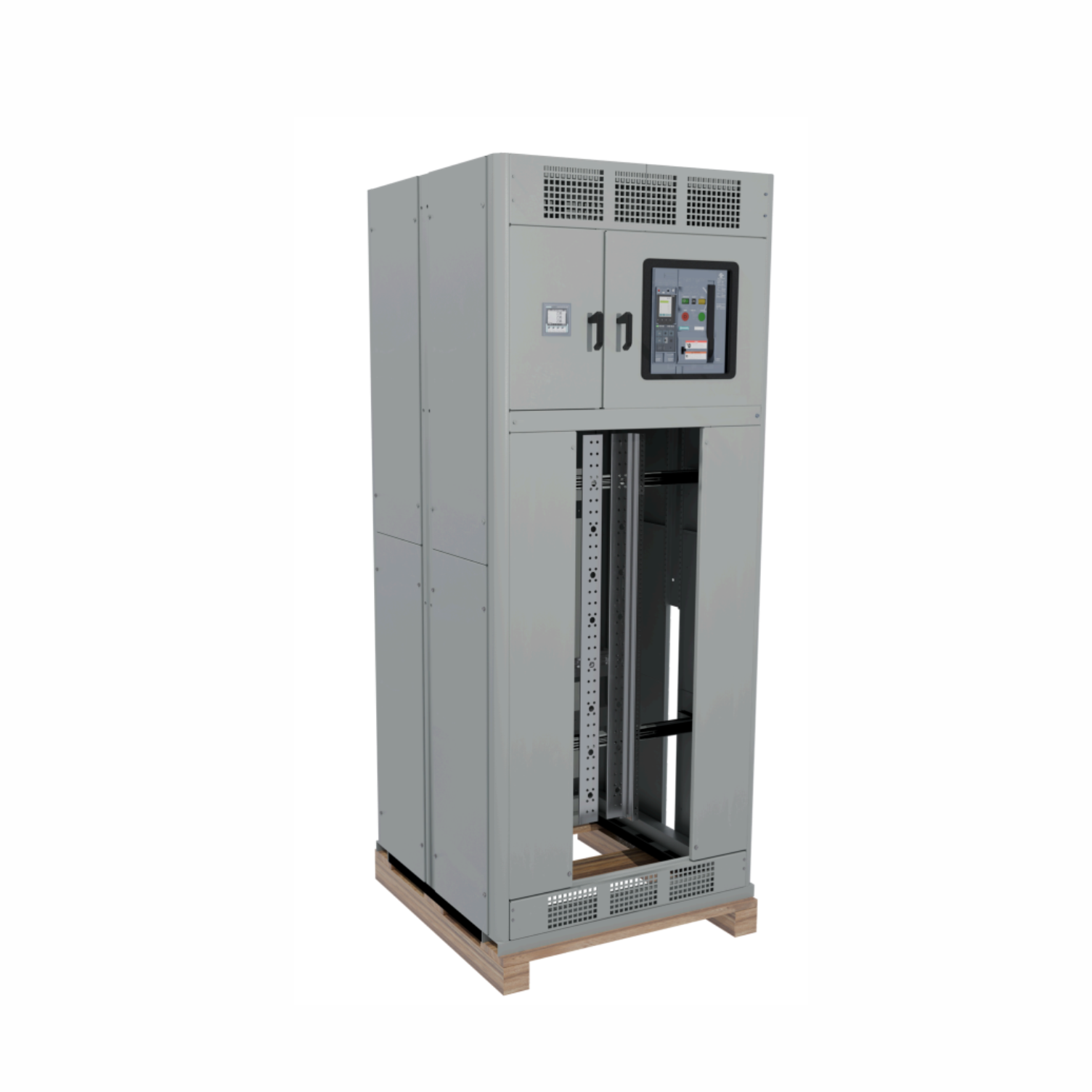 Imagen de TABLERO DISTRIBUCION 3WAPACK 2000A MEDICION, INTERRUPTOR FIJO, 65KACC ALTO 92”, ANCHO 38”, FONDO 38”